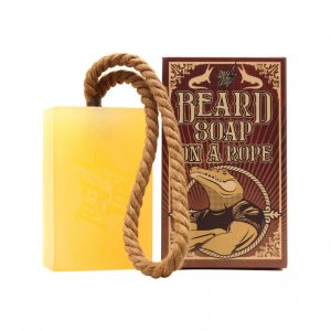 HEY JOE! - Beard Soap on Rope | Jabon para Barba en Pastilla con Fragancia de Limón y Tomillo - Barra de Jabón 150 ml