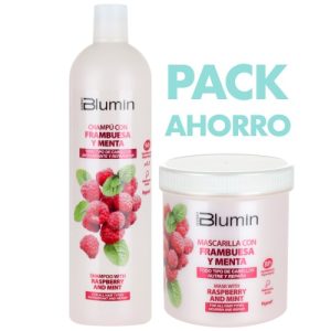 Frambuesa Menta Pack Champu 1000 Mascarilla 700 Blumin