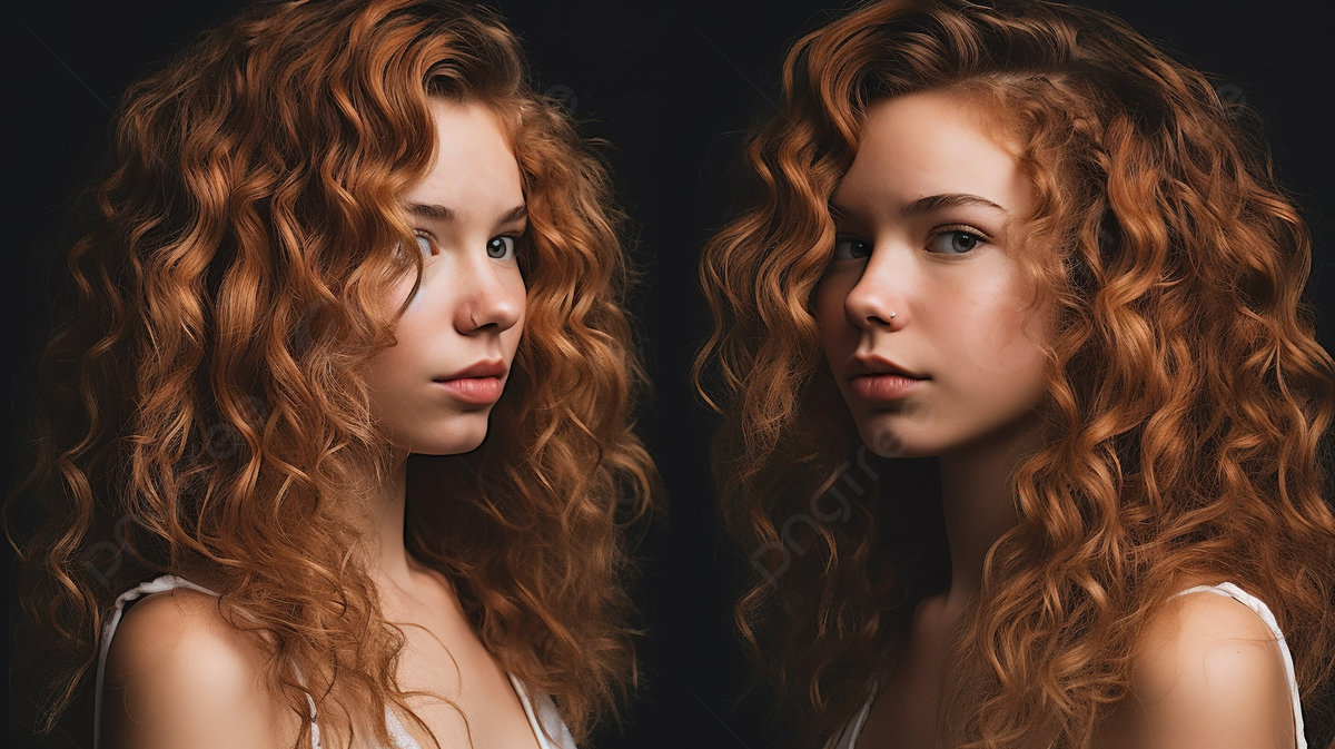 Mujer con cabello rizado natural